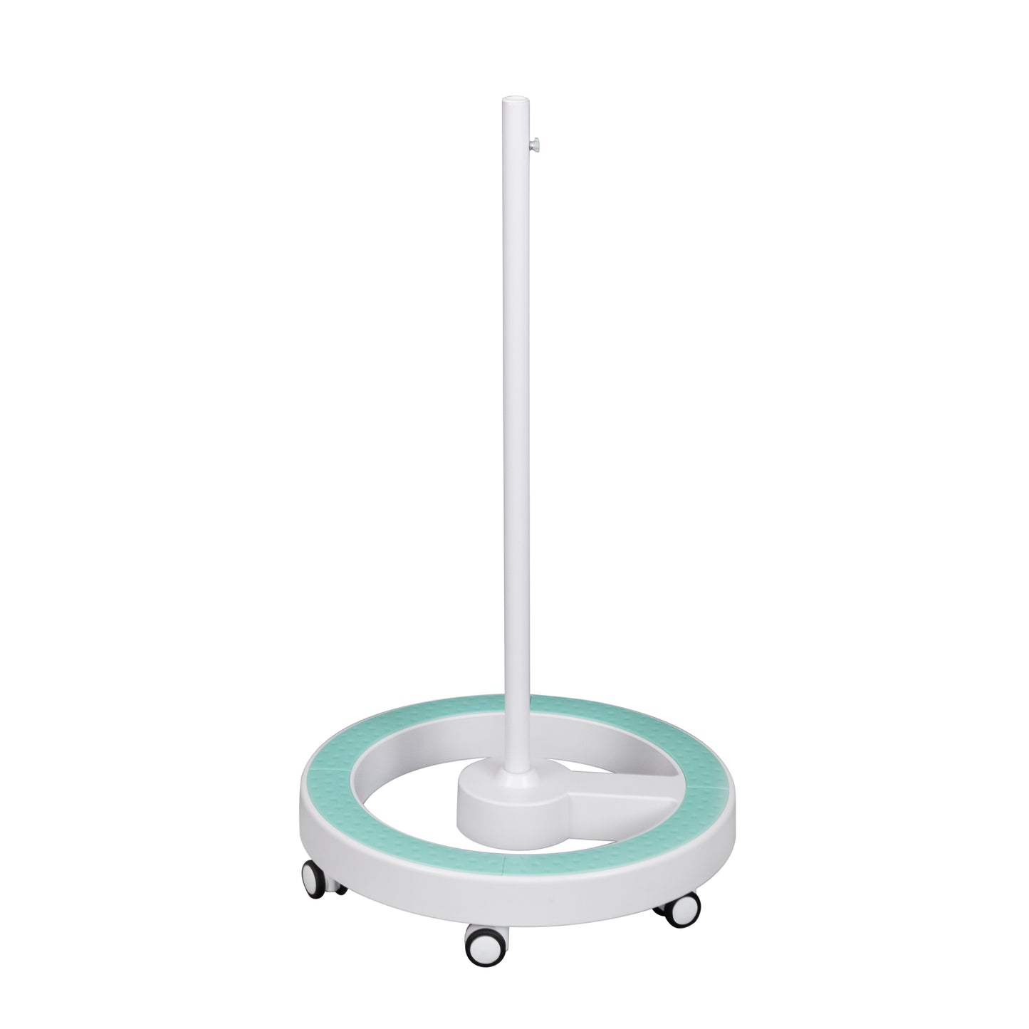 Lumeno rolling tripod 6159 with foot ring in green, grey or black, design version