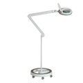 B-WARE - Lumeno 5 Dioptrien Lupenleuchte 7215GR und Stativ 6159GR im Set