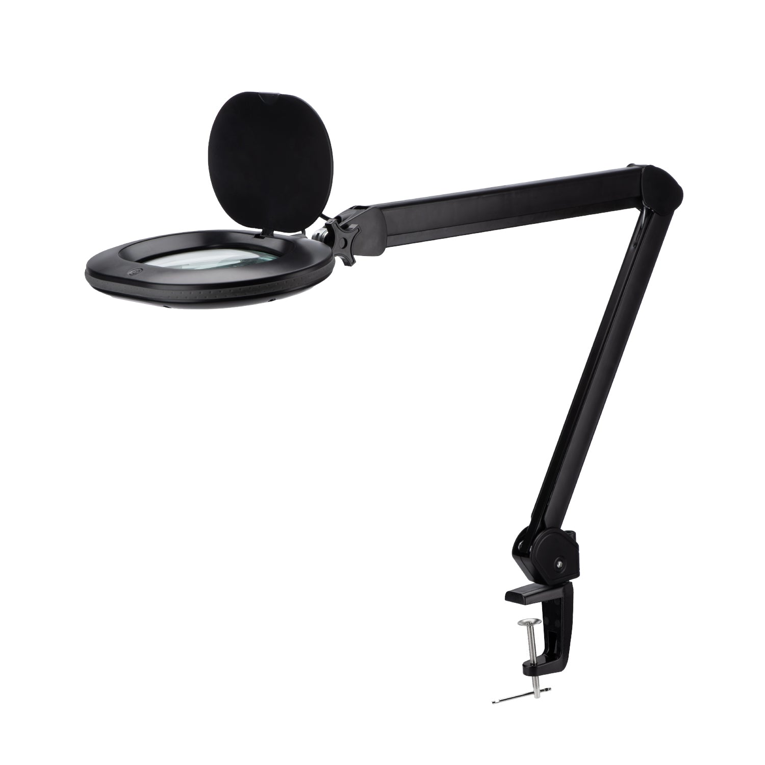 Lumeno 8613 Lupenleuchte Schwarz mit 3 Dioptrien und Tischklemme