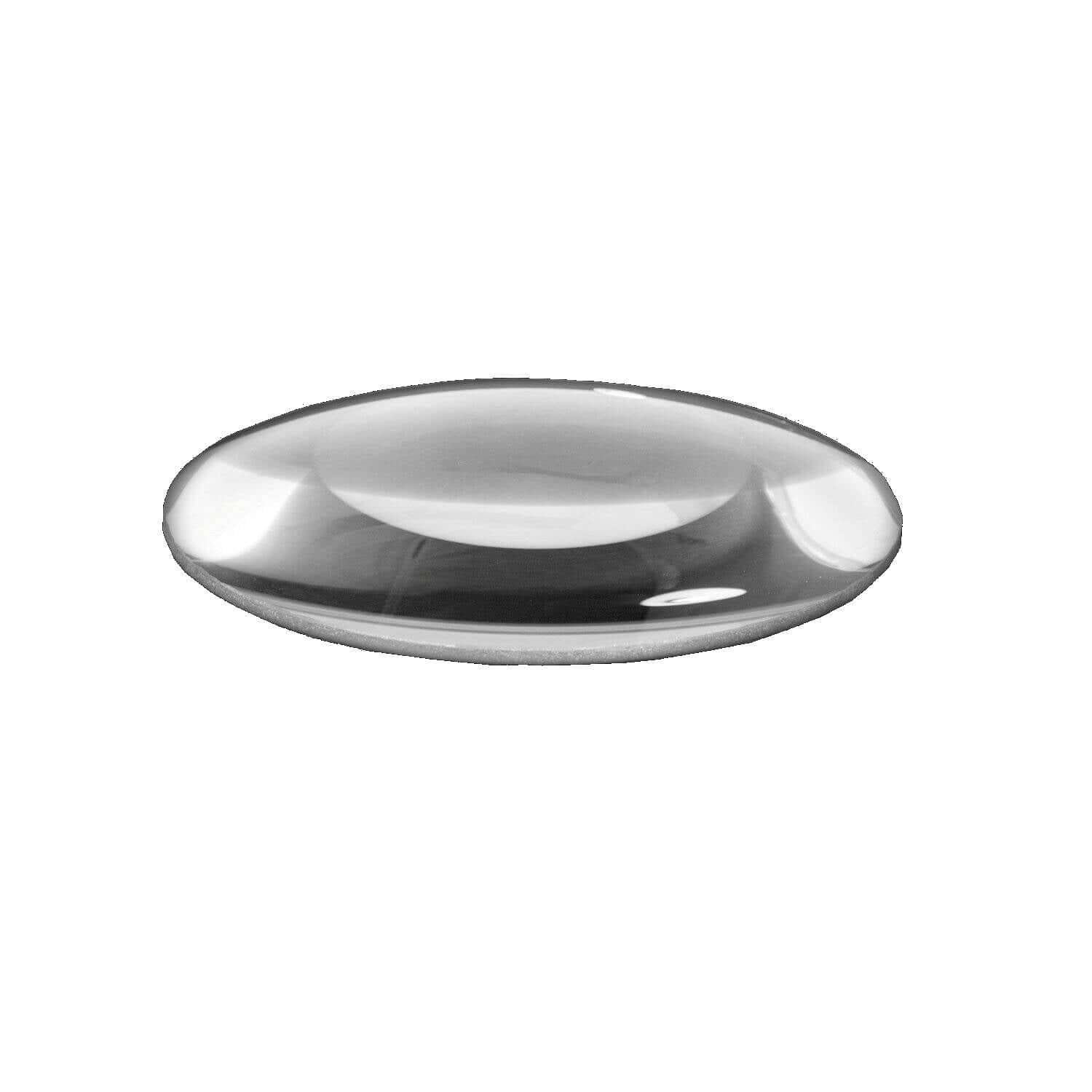 Lumeno kristallklare Glaslinse 127 mm mit 5 Dioptrien