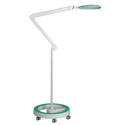 Lumeno 7213/15/18GR Magnifying lamp/workplace lamp 96 LEDs, coloured rubber protection