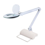 Lumeno 8615 magnifying lamp with rubber ring on table stand 6180