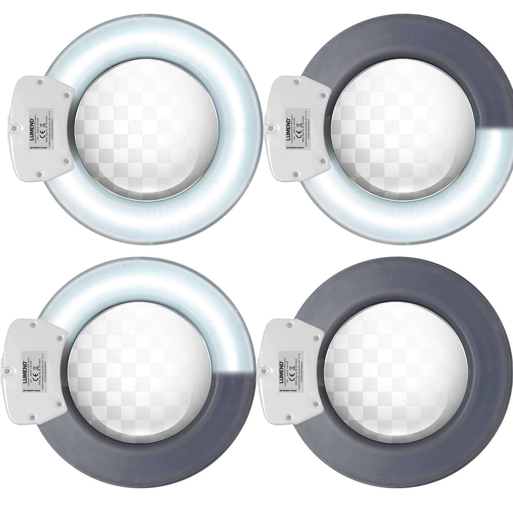 Lumeno 824XPRO Segmentschaltung: LED-Lichtring in Segmenten schaltbar